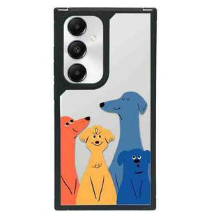 For Samsung Galaxy S24+ 5G Creative Art Pattern Full Coverage Phone Case(Colorful Dog A)