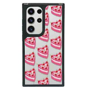 For Samsung Galaxy S24 Ultra 5G Creative Art Pattern Full Coverage Phone Case(Sweet Pink B)