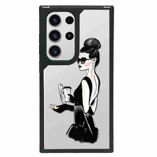 For Samsung Galaxy S24 Ultra 5G Creative Art Pattern Full Coverage Phone Case(Fashion Girl C)