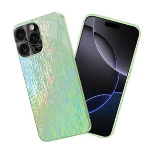 For iPhone 16 Pro Colorful Ultra-thin Shockproof Phone Case(Green)