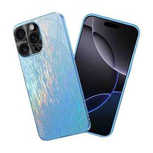 For iPhone 16 Pro Max Colorful Ultra-thin Shockproof Phone Case(Blue)