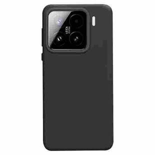 For Xiaomi 15 Liquid Silicone Skin-friendly Shockproof Phone Case(Black)
