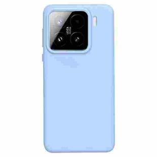 For Xiaomi 15 Liquid Silicone Skin-friendly Shockproof Phone Case(Light Blue)
