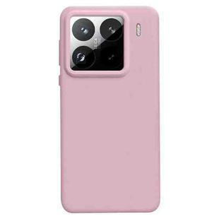 For Xiaomi 15 Pro Liquid Silicone Skin-friendly Shockproof Phone Case(Pink)