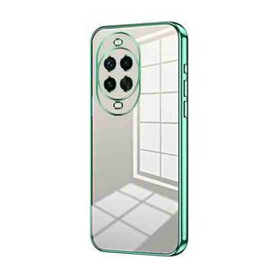 For Huawei nova 14 Pro Transparent Plating Fine Hole Phone Case(Green)