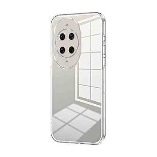 For Huawei nova 14 Ultra Transparent Plating Fine Hole Phone Case(Transparent)