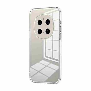 For Honor Magic7 Pro Transparent Plating Fine Hole Phone Case(Transparent)