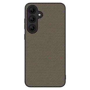 For Samsung Galaxy S24 5G Carbon Fiber Texture Printing Phone Case(Gold)