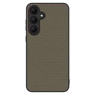 For Samsung Galaxy S25+ 5G Carbon Fiber Texture Printing Phone Case(Gold)