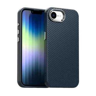 For iPhone 16e Carbon Fiber Series IMD Phone Case(Blue)