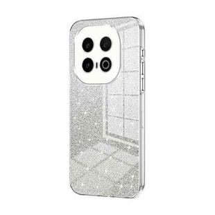 For vivo iQOO 13 Gradient Glitter Powder Electroplated Phone Case(Transparent)