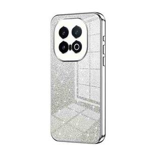 For vivo iQOO 13 Gradient Glitter Powder Electroplated Phone Case(Silver)
