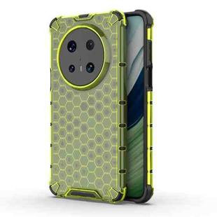 For Huawei Mate 70 5G Honeycomb Shockproof Phone Case(Green)