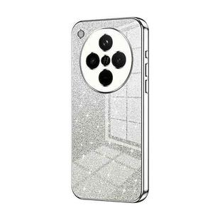 For OPPO Find X8 Gradient Glitter Powder Electroplated Phone Case(Silver)