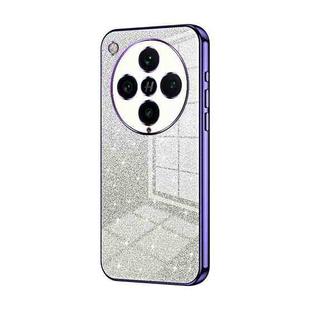 For OPPO Find X8 Pro Gradient Glitter Powder Electroplated Phone Case(Purple)