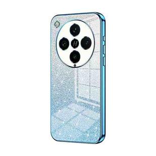 For OPPO Find X8 Pro Gradient Glitter Powder Electroplated Phone Case(Blue)