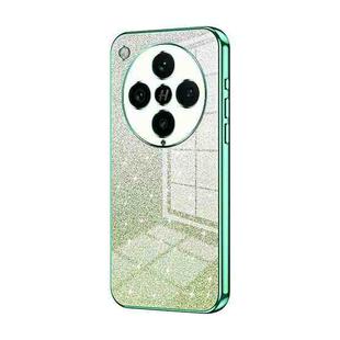 For OPPO Find X8 Pro Gradient Glitter Powder Electroplated Phone Case(Green)