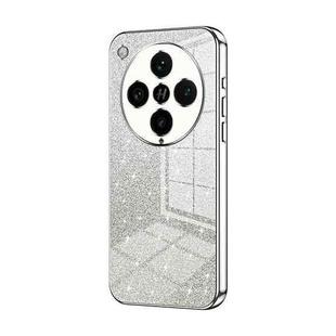 For OPPO Find X8 Pro Gradient Glitter Powder Electroplated Phone Case(Silver)
