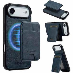 For iPhone 17 Air LC.IMEEKE L3 Series Detachable RFID Card Bag Magsafe Phone Case(Blue)