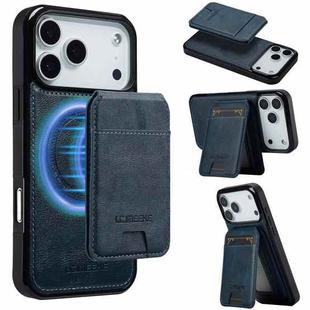 For iPhone 17 Pro Max LC.IMEEKE L3 Series Detachable RFID Card Bag Magsafe Phone Case(Blue)