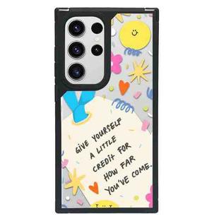 For Samsung Galaxy S24 Ultra 5G Creative Art Pattern Full Coverage Phone Case(Beautiful Self B)