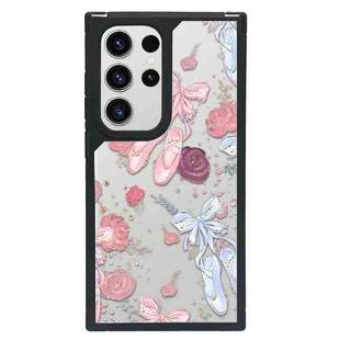 For Samsung Galaxy S24 Ultra 5G Creative Art Pattern Full Coverage Phone Case(Ballet Girl B)