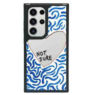 For Samsung Galaxy S24 Ultra 5G Creative Art Pattern Full Coverage Phone Case(Unknown Feelings C)