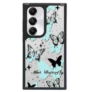 For Samsung Galaxy S24+ 5G Creative Art Pattern Full Coverage Phone Case(Green Butterfly)