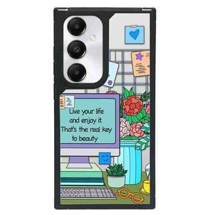For Samsung Galaxy S24+ 5G Creative Art Pattern Full Coverage Phone Case(Enjoy Life B)