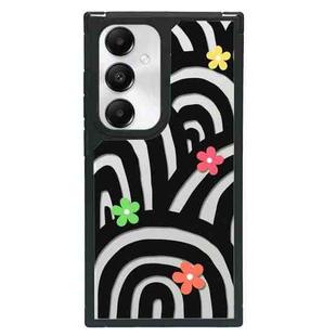 For Samsung Galaxy S24 5G Creative Art Pattern Full Coverage Phone Case(Rainbow Flower B)