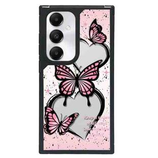 For Samsung Galaxy S23 FE 5G Creative Art Pattern Full Coverage Phone Case(Pink Butterfly)
