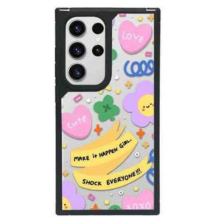 For Samsung Galaxy S23 Ultra 5G Creative Art Pattern Full Coverage Phone Case(Beautiful Self A)