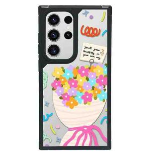 For Samsung Galaxy S23 Ultra 5G Creative Art Pattern Full Coverage Phone Case(Beautiful Self C)