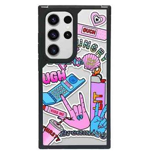 For Samsung Galaxy S23 Ultra 5G Creative Art Pattern Full Coverage Phone Case(Enjoy Life C)