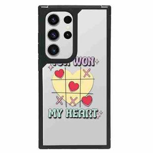 For Samsung Galaxy S23 Ultra 5G Creative Art Pattern Full Coverage Phone Case(Fool in Love A)
