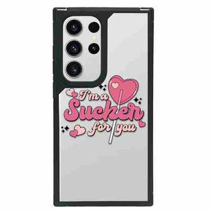 For Samsung Galaxy S23 Ultra 5G Creative Art Pattern Full Coverage Phone Case(Fool in Love B)