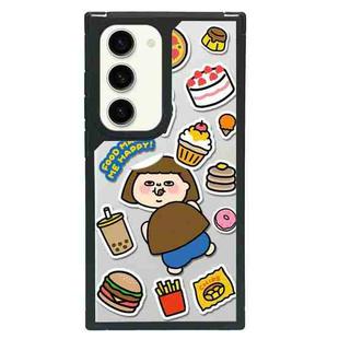 For Samsung Galaxy S23+ 5G Creative Art Pattern Full Coverage Phone Case(Greedy Kid B)