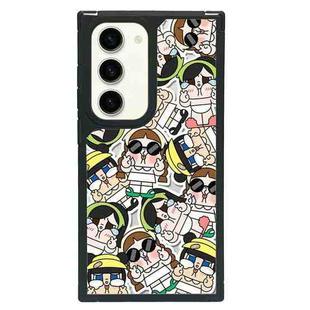 For Samsung Galaxy S23 5G Creative Art Pattern Full Coverage Phone Case(Cry Baby C)