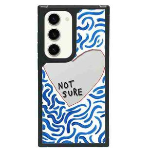 For Samsung Galaxy S23 5G Creative Art Pattern Full Coverage Phone Case(Unknown Feelings C)