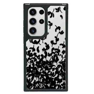 For Samsung Galaxy S22 Ultra 5G Creative Art Pattern Full Coverage Phone Case(Flowers and Butterflies A)