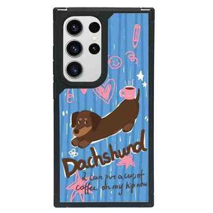 For Samsung Galaxy S24 Ultra 5G Creative Art Pattern Full Coverage Phone Case(Puppy B)