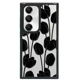 For Samsung Galaxy S23 FE 5G Creative Art Pattern Full Coverage Phone Case(Tulip Camellia B)