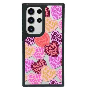 For Samsung Galaxy S23 Ultra 5G Creative Art Pattern Full Coverage Phone Case(Self Love Club A)