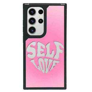 For Samsung Galaxy S23 Ultra 5G Creative Art Pattern Full Coverage Phone Case(Self Love Club B)