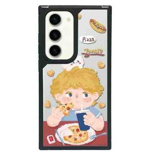 For Samsung Galaxy S23+ 5G Creative Art Pattern Full Coverage Phone Case(Food Couple B)