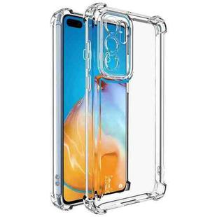 For Huawei P40 IMAK UX-4 Series Four-corner Shockproof Phone Case(Transparent)