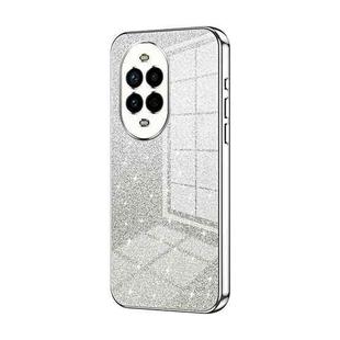 For Huawei Nova 13 Pro Gradient Glitter Powder Electroplated Phone Case(Silver)