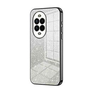 For Huawei Nova 13 Pro Gradient Glitter Powder Electroplated Phone Case(Black)