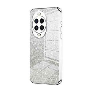 For Huawei nova 14 Pro Gradient Glitter Powder Electroplated Phone Case(Silver)