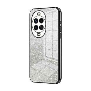 For Huawei nova 14 Pro Gradient Glitter Powder Electroplated Phone Case(Black)